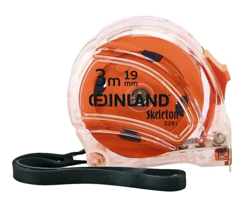 Рулетка  3,0м.*19мм. 2281 FINLAND Skeleton ЦИ