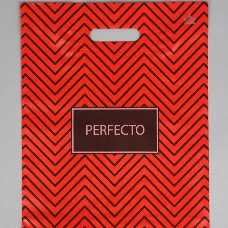 Пакет (вырубная руч.) 370*300мм. Перфекто Зигзаг 268701 Т-П