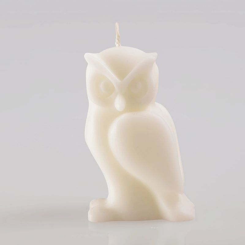 Свеча "Белая сова" 25559 (соевая смесь)