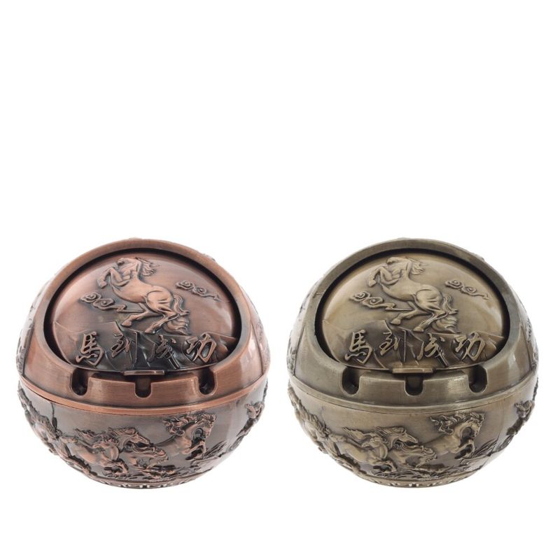 Пепельница 823593 "Лошадь" (10,5*10,5*10см) металл. (Р)