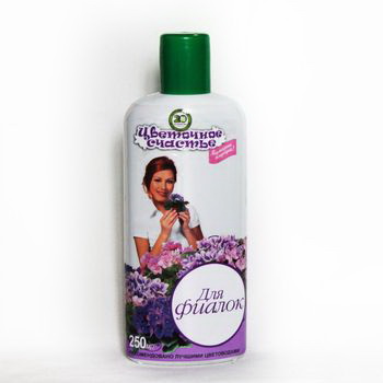 Удобрение жидкое ЦВЕТОЧНОЕ СЧАСТЬЕ/Фиалка 0,285л. Ф