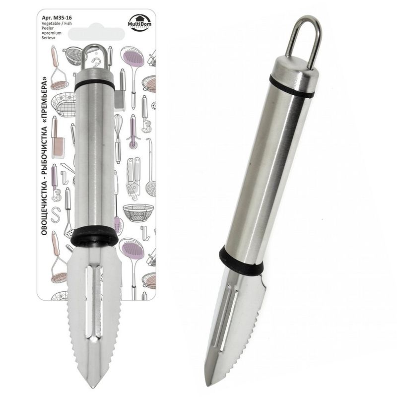 Овощечистка-рыбочистка "Премьера" (нерж) М35-16 Мд