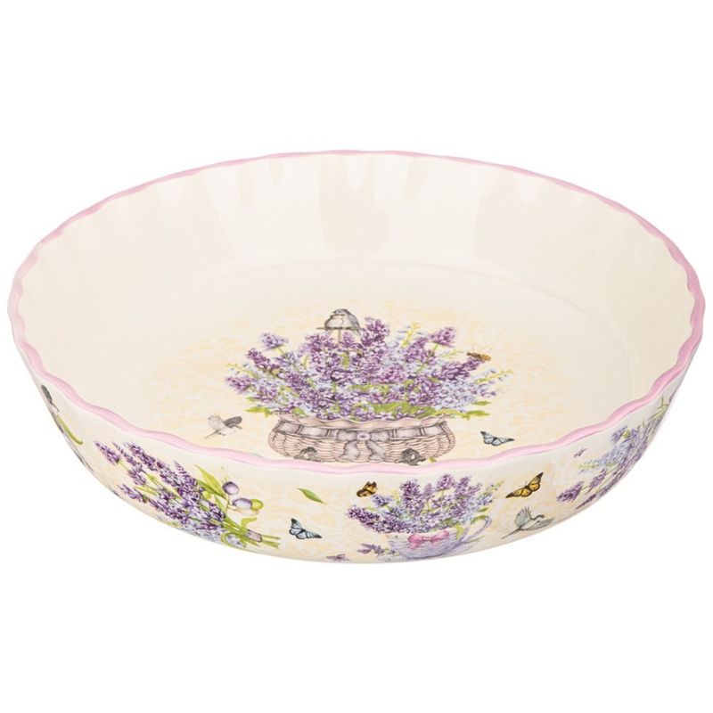 Форма д/запекания 536-248 "Лаванда" (27,5*27,5*5,6см)  ВД