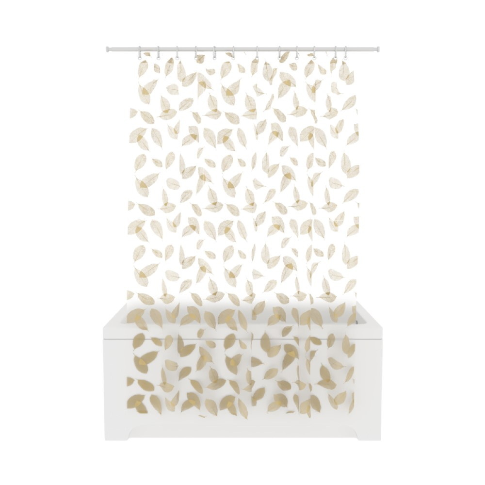 Занавес д/ван.комн. 180*200см. "Botanica Gold" FOR-PV02 А