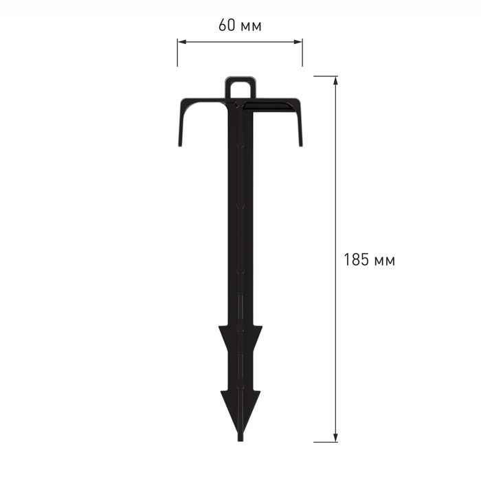 Колышек универсальный 185мм. (10шт.) М8586 .
