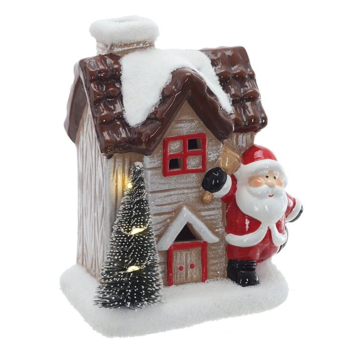 Фигурка "Домик" 824050 с подсветкой (13*9*15см.)