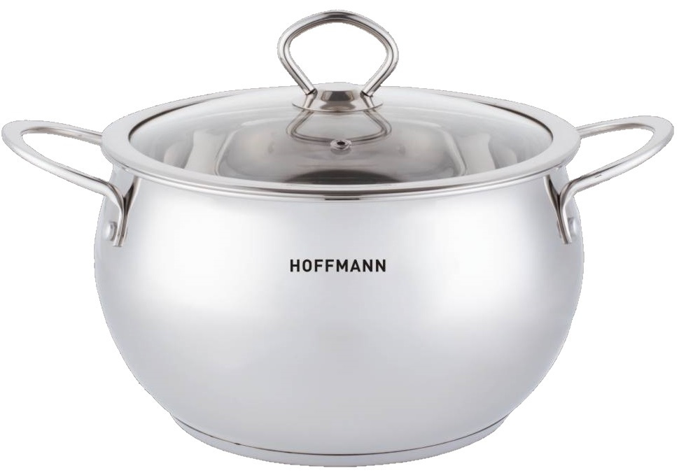 Кастрюля HM 5334 1,6л. (нерж. ст/крышка) ХМ