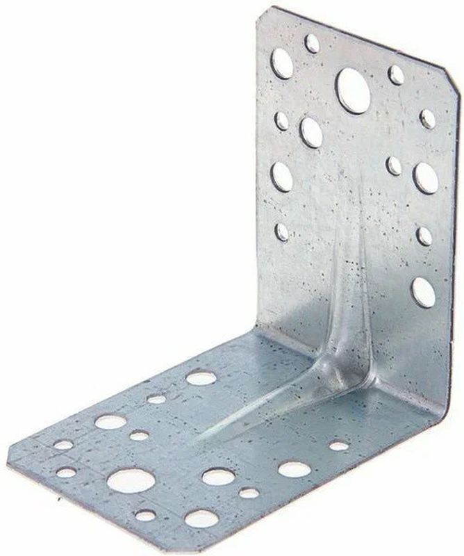 Уголок крепежный 90*90*65*1.5мм. усил. цинк. Кунгур