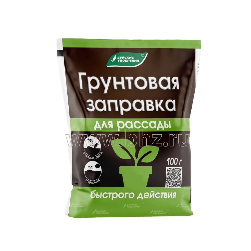 Грунтовая заправка "Для рассады"  100г. 431429 (д/заправки садовой земли и торфа) БХЗ