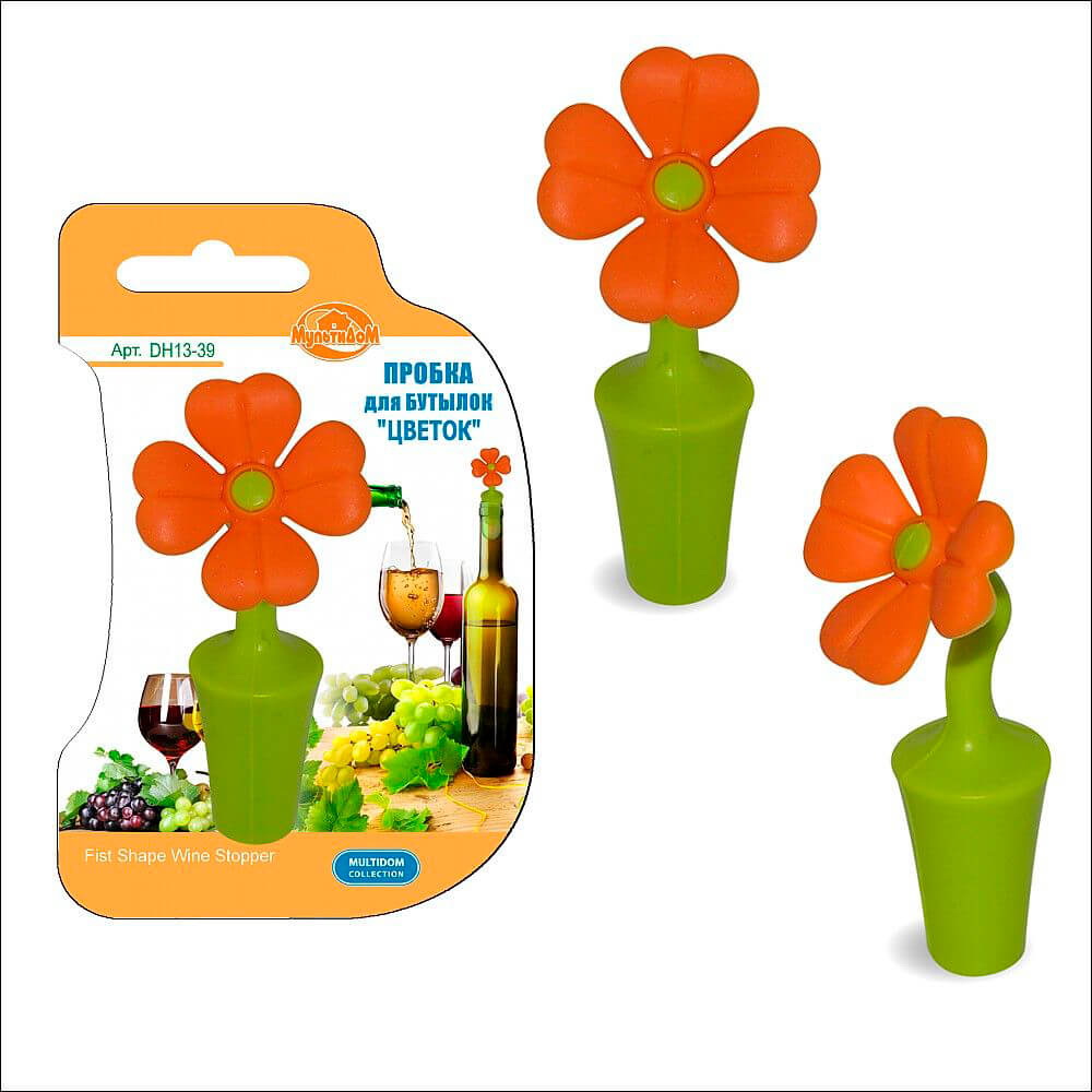 Пробка д/бутылки "Цветок" DH13-39 Мд