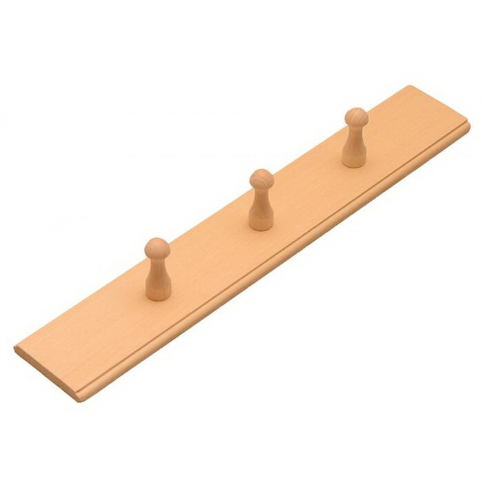 Вешалка простая 7222 3 крючка