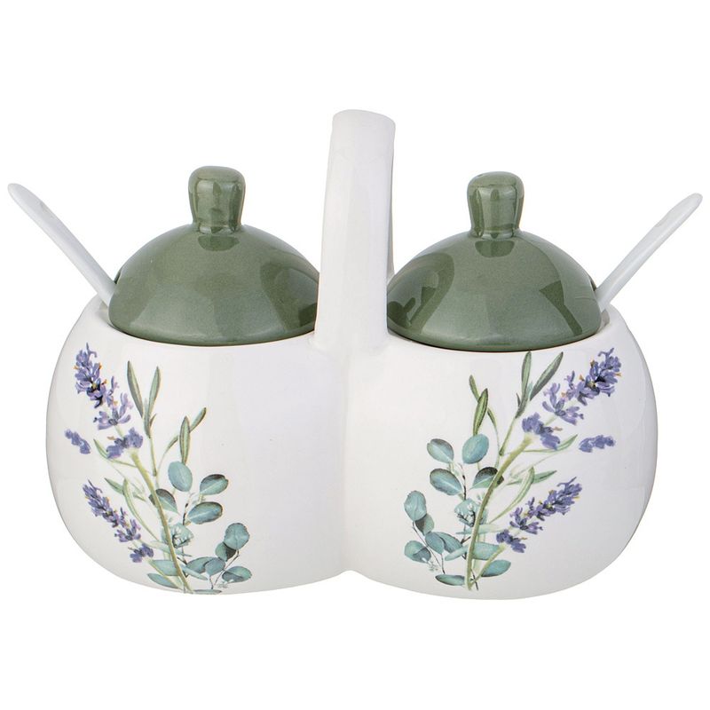 Банка д/сып.прод. 358-2166 "Лаванда" 2 секц. *320мл. ВД