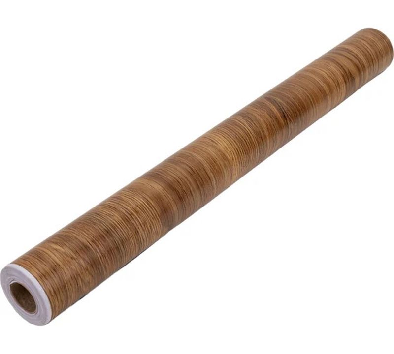 Пленка самоклеящаяся 0,45х8м 104902 (дерево орех) Скр.