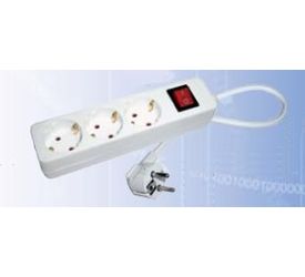 Удлинитель  5м. 3роз. с/з выкл. 16А "Космос"