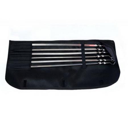 Шампур набор НР-1 (6шт. 500*10*2,0мм.) СП0123 (в чехле) Павлово