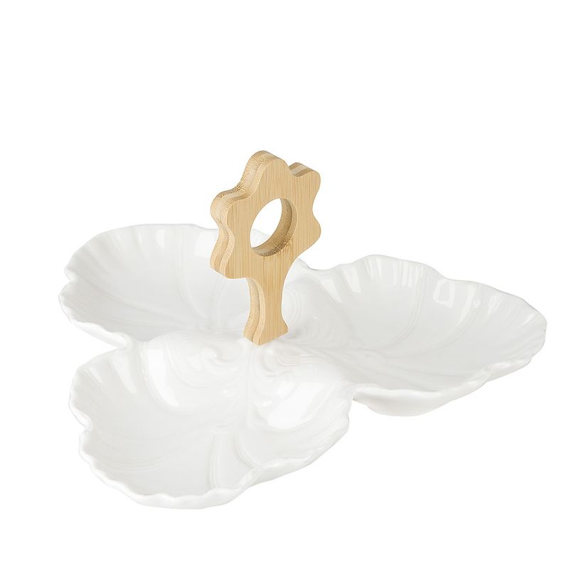 Менажница 0380035 "Naturel" 3-х секц. 20*20*13см (подар.уп.) ЕНС