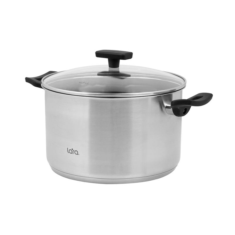 Кастрюля LARA LR02-247 2,9л. Веста (нерж. ст/кр.)
