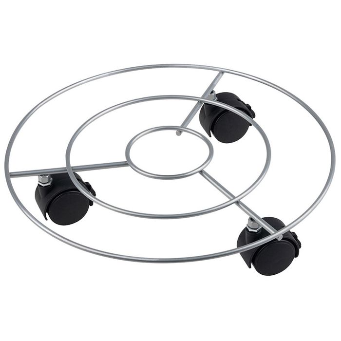 Цветочница 109215 д/1 горшка на колесиках, 30см. СКР