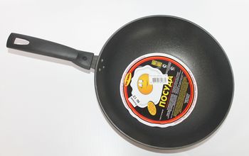 Сковорода Волг. а/пр. "ВОК-26" d260мм. 12101 со съемн.руч. б/крышк.