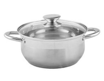 Кастрюля нерж.  1,8л. ДИАНА КТ01-D-18