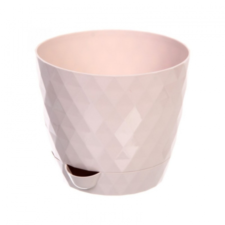 Горшок д/цв. РУМБА 1,0л. d13,5см. с корн. поливом 1433 (прозрачный) ДП