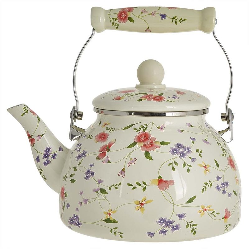 Чайник эмал. EM-1336 "Флориана" 3,0л. Дел.