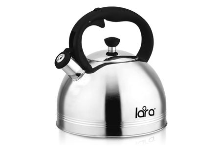 Чайник нерж. LARA LR00-64 3,8л. со свист.