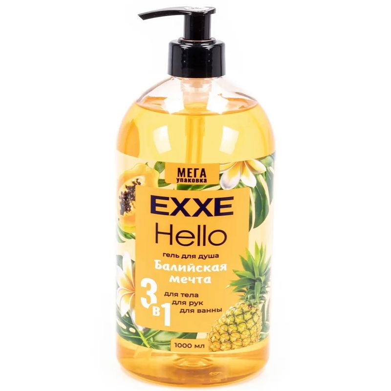 Гель д/душа EXXE Hello "Балтийская мечта" 3в1 8282 1,0 л. (Арвитекс)