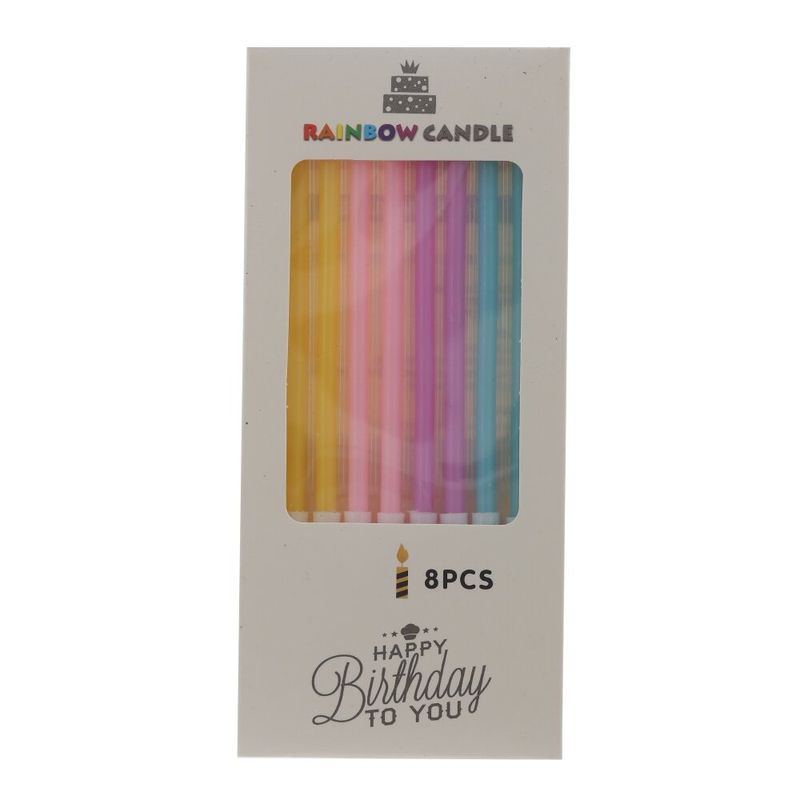 Свечи тортовые (набор 8шт.) 818182 (7*0,5*15см.) Р