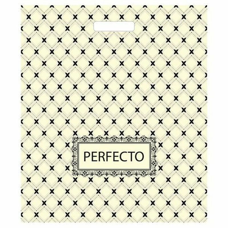 Пакет (вырубная руч.) 420*480мм. Перфекто Беж 229684/299861 Т-П