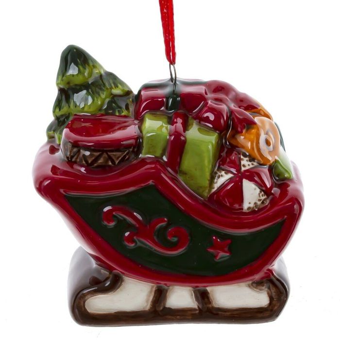 Подвесн.украш. "Сани" 811717 (6,5*4*6,5см.) (керамика)