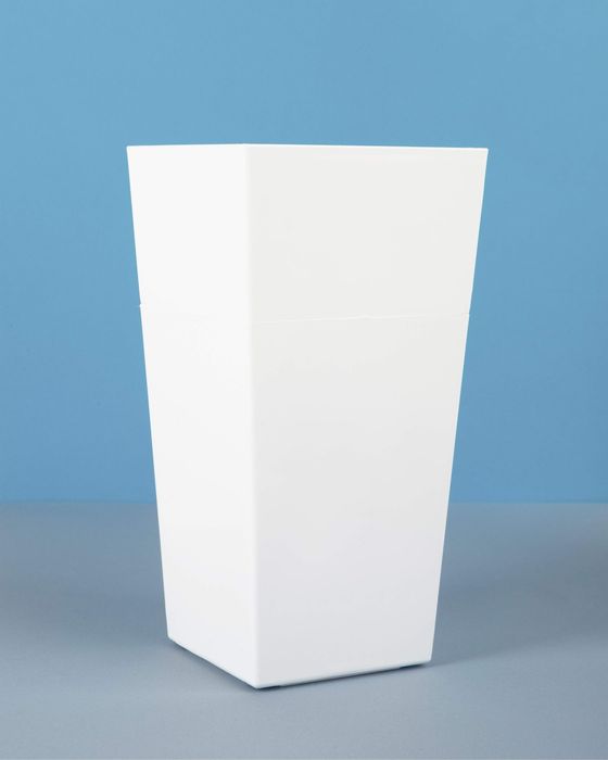 Кашпо АСТРА 1,8л. с фитильным поливом 1902 (белый) ДП