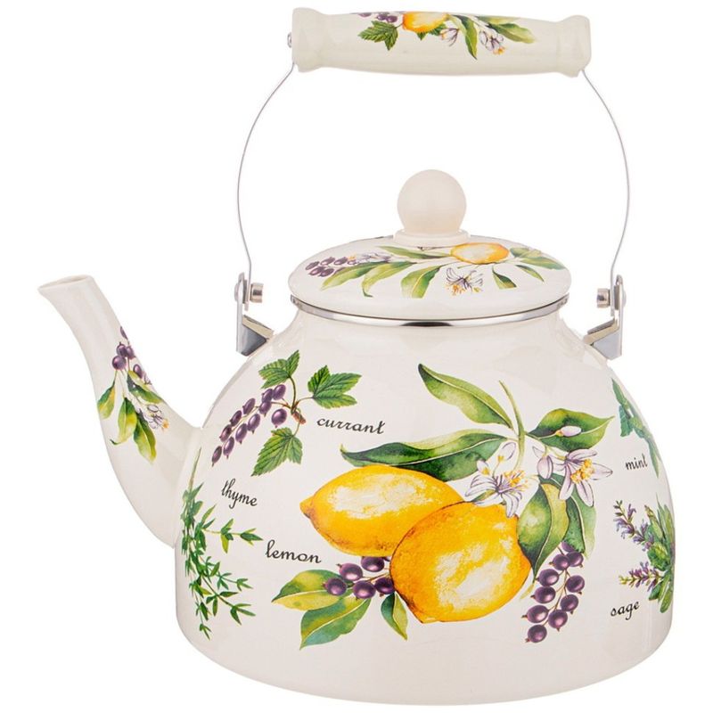 Чайник эмал. 934-423 4,0л. "Секретные ингредиенты" ВД