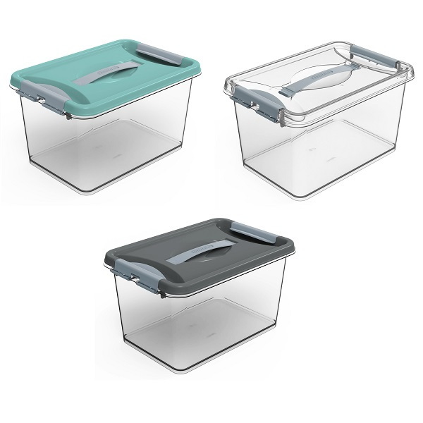 Контейнер "Клик" 10л. С274 (с защелками и ручкой) Мар.