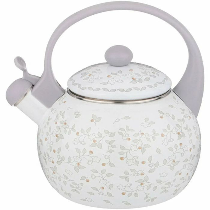 Чайник эмал. 934-439 2,2л. "Вивьен" со свист.ВД
