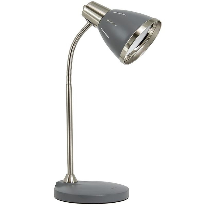 Лампа настольная MT-2017 ,Антрацит, на основании, 60Вт, Е27