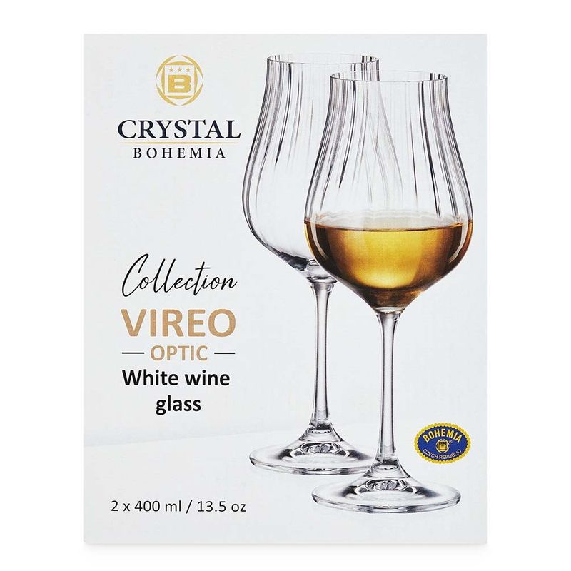 Набор фужеров VIREO OPTIC 0617 (400мл.)(2шт.) д/белого вина