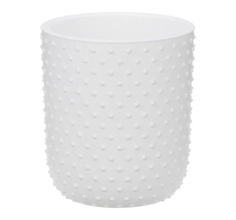 Кашпо БАБЛ  1,5л. d15,5см. со вставкой КН3252Б (белый)