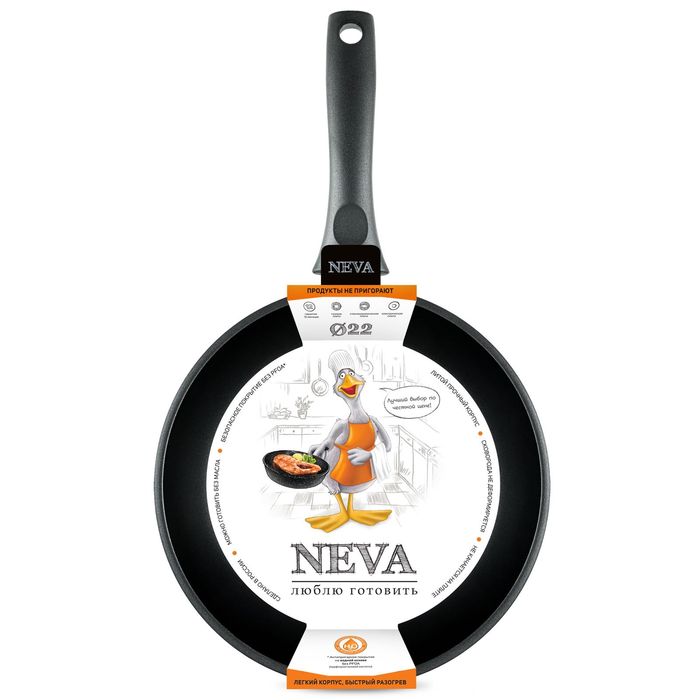Сковорода С-П d220мм. "Neva Black" N122 а/пр.