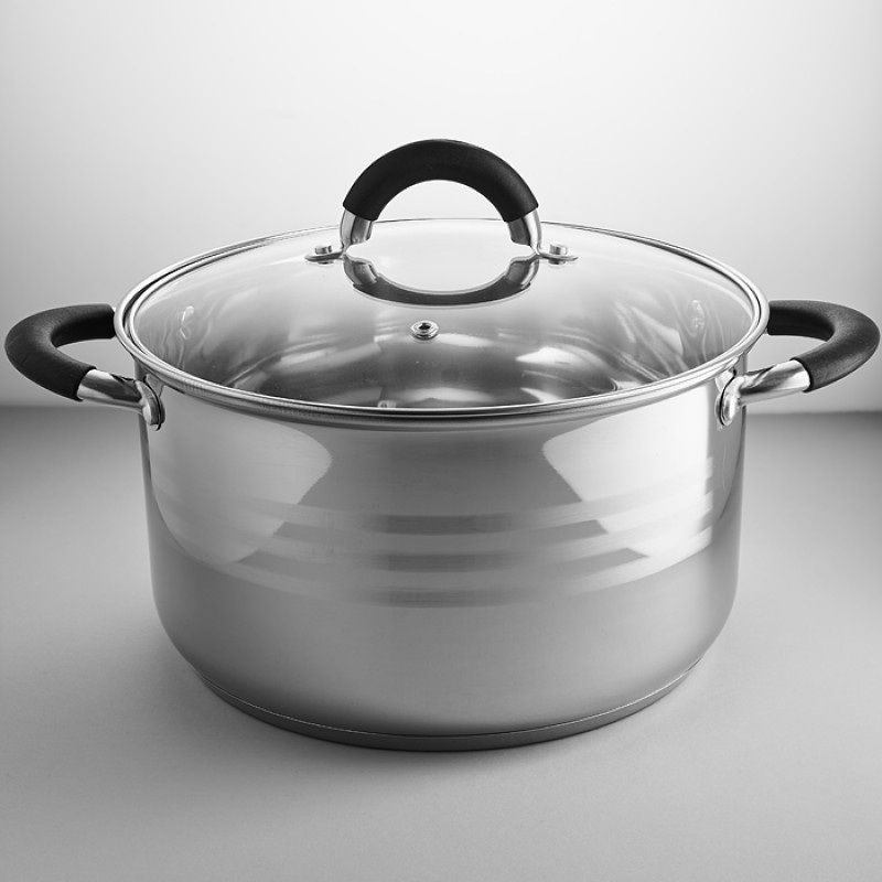 Кастрюля Webber BE-199/2 6,3л. стекл.крышка