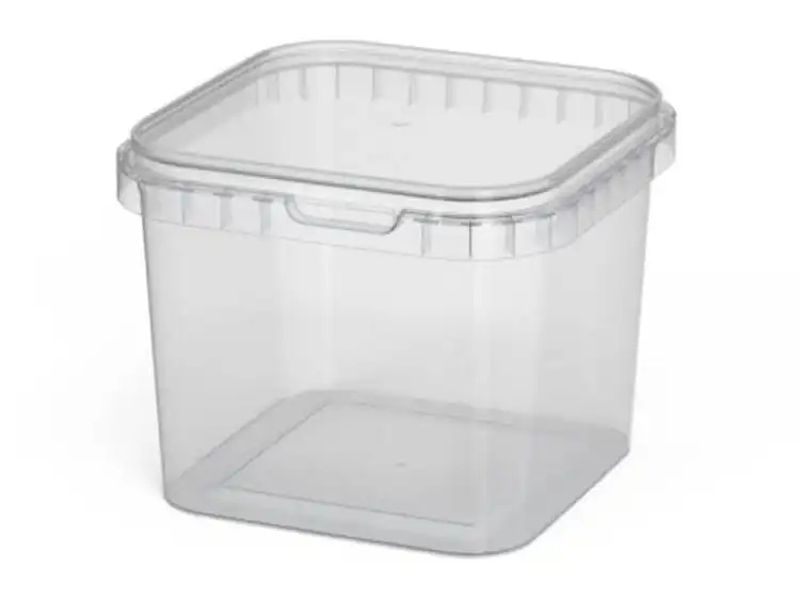 Контейнер 0,44л. с крышкой прозрачный (ПМ)