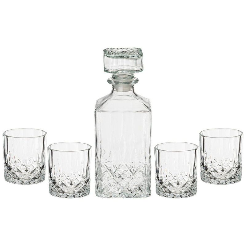 Набор д/виски 172-131 (5пр. графин 0,96л.+ 4 стакана 240мл.)