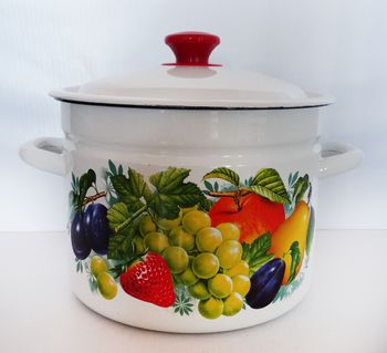 Кастрюля эмал.  6л. 41804-182/6 Керчь