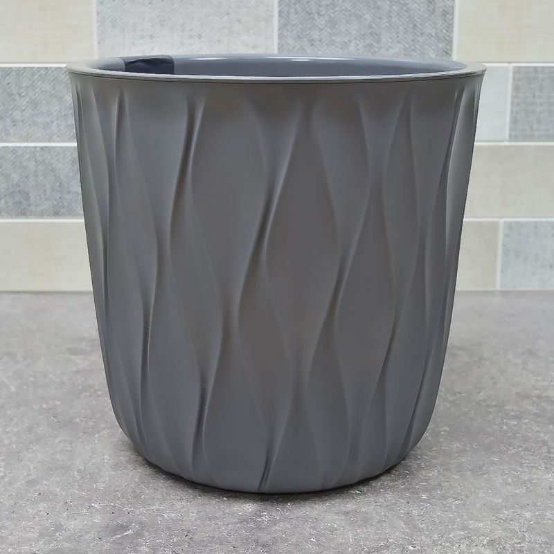 Горшок д/цв. "Desert"11,2л. ПБ86705 с дренажной вставкой (серый)