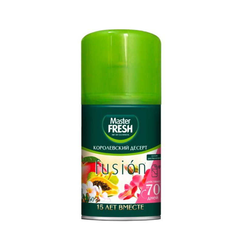 Освежитель воздуха-сменный баллон  Master FRESH "Королевский десерт" 250мл. 6616 д/авт. спрея (Арвит
