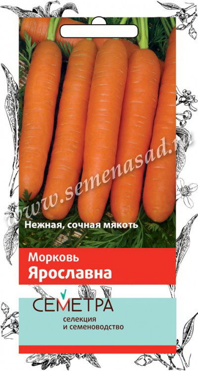 Морковь ЯРОСЛАВНА 2,0гр. (Семетра) (Поиск)