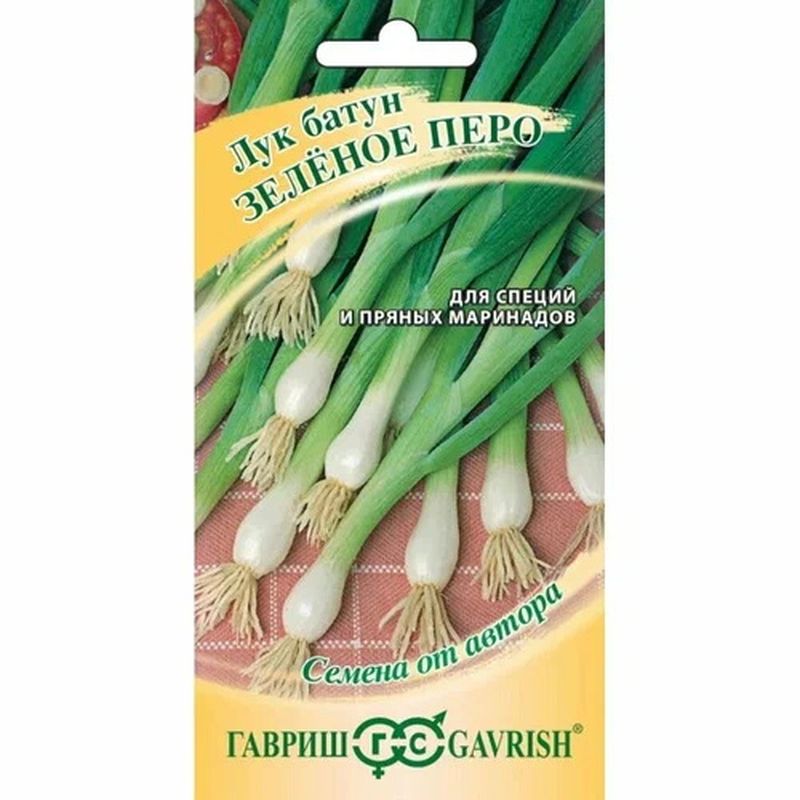 Лук батун ЗЕЛЕНОЕ ПЕРО 0,5г. на зелень! (Гавриш)