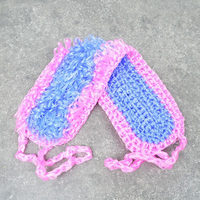 Мочалка банная одинарной вязки ПЕТЕЛЬКА. МБ-7 Д