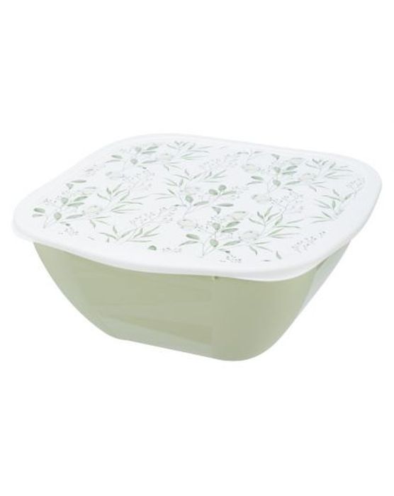 Салатник "PERFECT" 4,5л с декором БП52352 (с крышкой)