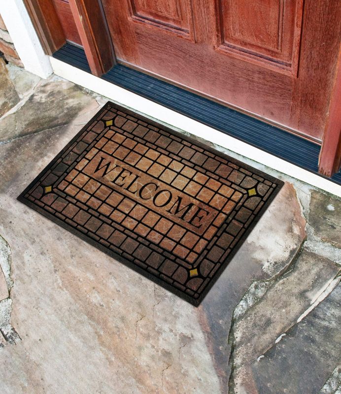 Коврик напольный 45*75см. НСМ-04 11931 флок. М.